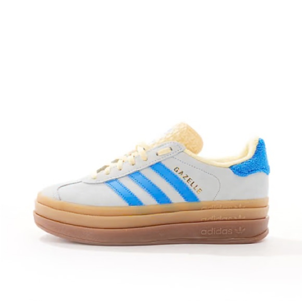 Adidas Gazelle Sneakers in Blue and Yellow